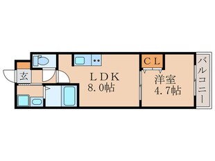 サクシード墨染の物件間取画像